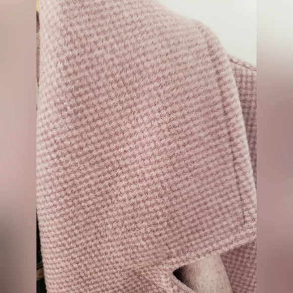 Max Mara belted lined pink coat M/L - Picture 5 of 7